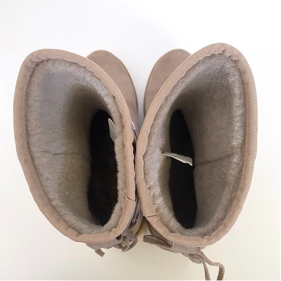 Australia Luxe Collective Joshua Shearling Boots with Beaded Bands Size 6 - Picture 10 of 16